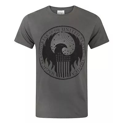 Buy Fantastic Beasts And Where To Find Them Mens MACUSA Symbol T-Shirt NS4356 • 14.25£