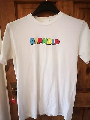Buy Mens Ripndip Super Mario Themed T-shirt Medium • 16£