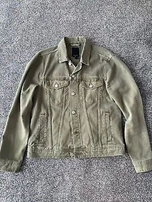 Buy Men’s Kharki Denim Jacket - New Look Denim Jacket - Mens Green Denim Jacket  • 12.99£