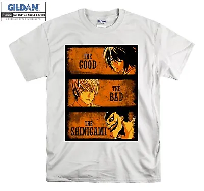 Buy Death Note Good Bad Ugly Shinigami T-shirt T Shirt Men Women Unisex Tshirt 2677 • 20.95£