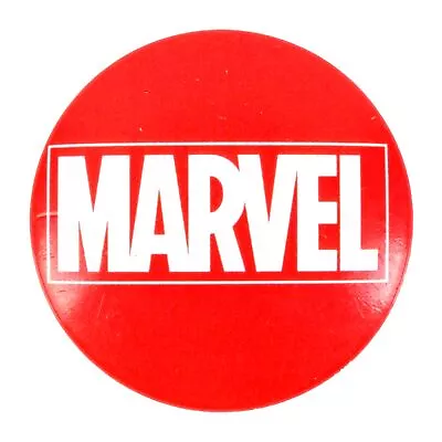 Buy MARVEL LOGO BADGE 25mm/1  OFFICIAL MERCH Licensed Movie Film Avengers Comics Pin • 3.79£