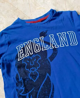 Buy ENGLAND Football Team. Children's Blue Football T-Shirt. Age 4-5 Years • 2.99£