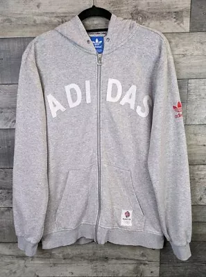 Buy Adidas Originals Team GB Hoodie Spellout Mens Size Medium Grey Trefoil Sports  • 28.99£
