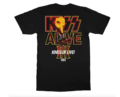 Buy KISS ALIVE 3 III KINGS OF LIVE World Tour 2023 Official Merch T-shirt Medium • 14.99£