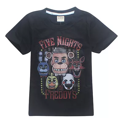 Buy New Fnaf Kids Boys Girls Five Nights At Freddy's T-Shirts Tops Birthday Gifts  • 9.76£