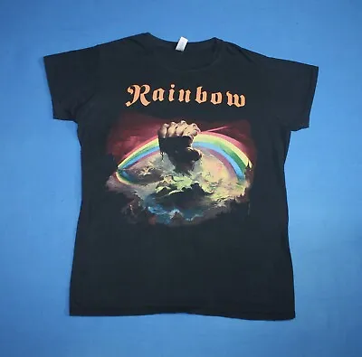 Buy Y2K 2009 Rainbow Shirt Rising Shirt Hard Rock Band Shirt Women's Tee Extra Large • 62.04£