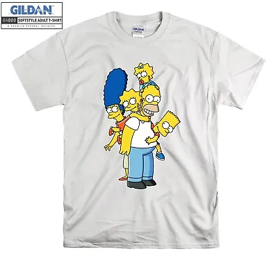 Buy The Simpsons T-shirt All Characters Family T Shirt Men Women Unisex Tshirt V340 • 11.95£