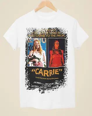 Buy Carrie - Movie Poster Inspired Unisex White T-Shirt • 14.99£