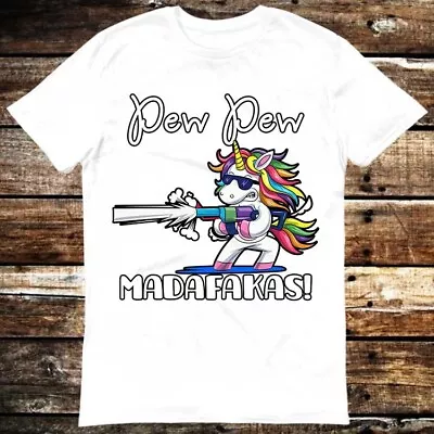 Buy Unicorn Pew Pew Madafakas LGBT Gay Pride Lesbian T Shirt 6069 • 6.35£