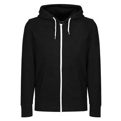 Buy New Mens Plain Coloured Zip Up Hoodie Hooded Jacket  Warm Sweatshirt Xmas Tops • 17.99£