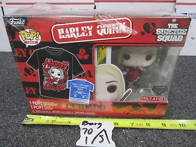 Buy NEW Funko Pop Tees DC Harley Quinn Suicide Squad Target Exclusive Figure+T-Shirt • 28.34£