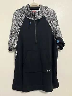Buy NWOT Nike N7 Short Sleeve Hooded Poncho 834494-100 Women's Large • 43.39£