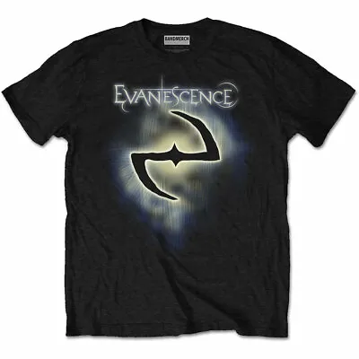 Buy Evanescence  Official Rock Off Licensed Men's Classic Logo Black T-shirt Medium • 15.99£