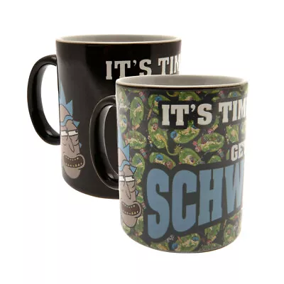 Buy Rick And Morty Official Schwifty Heat Changing Mug TA2287 • 16.79£