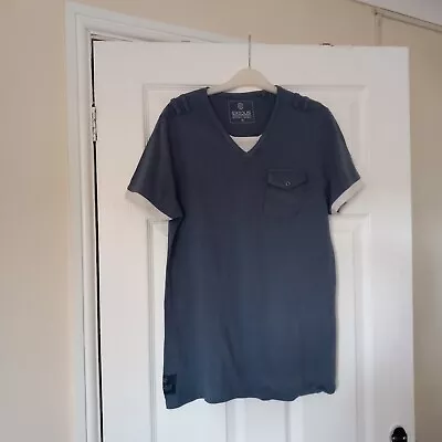 Buy Mans Blue Short Sleeve T Shirts/ Tops Size M By Exodus • 2.50£