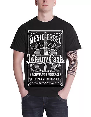 Buy Johnny Cash Music Rebel T Shirt • 16.95£