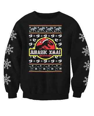 Buy Dinosaur Jurassic Park Movie Inspired Novelty Adults Christmas Jumper Sweatshirt • 24.99£