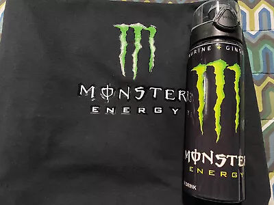 Buy Monster Energy Drink Gift Set( T Shirt Large And Drinks Bottle)For Him • 18£