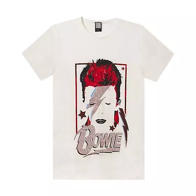 Buy Amplified Mens Aladdin Sane David Bowie T-Shirt NS5606 • 37.07£