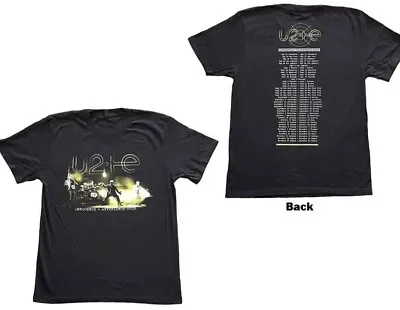 Buy U2 Unisex T-shirt: Stage Photo Original Tour Merch New Black Size Xxl Back Print • 24.97£