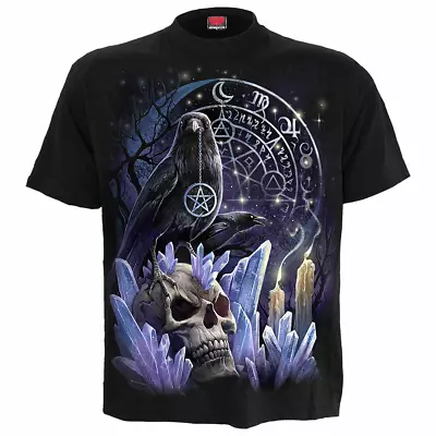 Buy WITCHCRAFT- T-Shirt Black / Spiral / Ravens / Skulls / Witch / Black T-Shirt • 16.95£