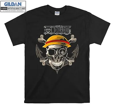 Buy One Piece Skull Bone Head Anime T-shirt Gift Hoodie Tshirt Men Women Unisex F6 • 11.95£