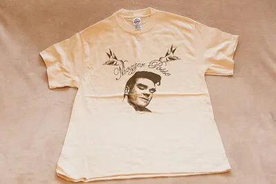 Buy Morrissey Mozzer Posse Tour T Shirt Cream  • 14£