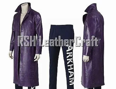 Buy Joker Jared Leto Costume Suicide Squad Costume Coat Pants (Fast Shipping) • 96.33£