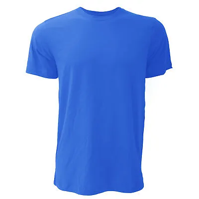 Buy Canvas Unisex Jersey Crew Neck T-Shirt / Mens Short Sleeve T-Shirt BC163 • 10.93£