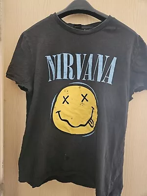 Buy Nirvana T-shirt Xs Kurt Cobain Rock Tshirt • 2.50£