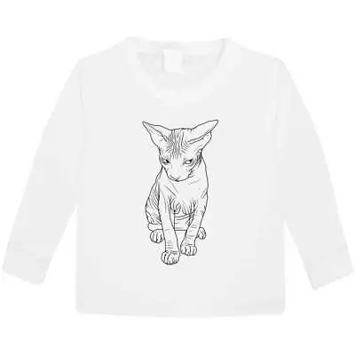Buy 'Grumpy Sphynx Cat' Children's / Kid's Long Sleeve Cotton T-Shirts (KL032219) • 9.99£