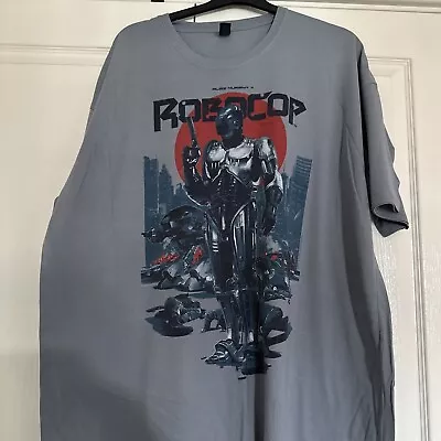 Buy Robocop Grey T Shirt 3xl 28 Inches Wide • 5£