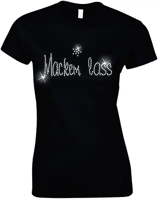 Buy MACKEM Lass Crystal T Shirt - Hen Night Party  - 60s 70s 80s 90s All Size • 9.99£