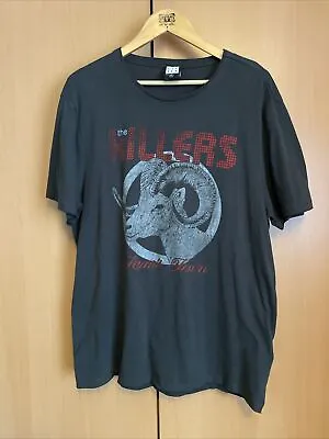 Buy Amplified The Killers Sam's Town Mens Charcoal T Shirt The Killers Classic Tee • 15.99£
