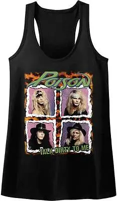 Buy Poison Talk Dirty To Me Women's Tank Top T Shirt Rock Concert Music Merch • 24.10£