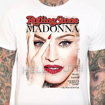 Buy Madonna T-shirt - Mens & Women's Sizes S-XXL - Rolling Stone Poster Cover Retro • 15.99£