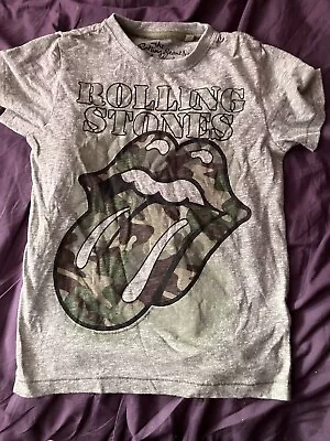 Buy Next Boys The Rolling Stones Age 7 T-shirt Used • 3£