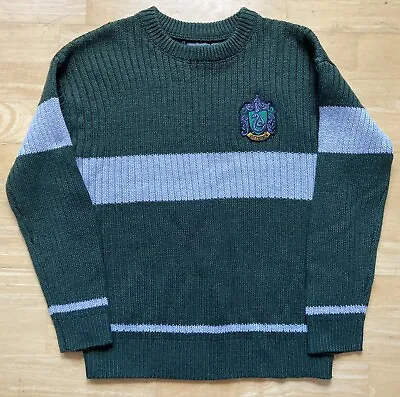 Buy XS 39  Inch Chest Harry Potter Slythrin Quidditch Christmas Xmas Jumper Sweater • 19.99£