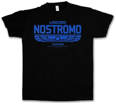 Buy USCSS NOSTROMO I T-SHIRT - Prometheus Corporation Weyland Alien Yutani Logo Sign • 26.34£