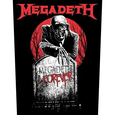 Buy MEGADETH Back Patch : TOMBSTONE : Forever Vic Rattlehead Official Lic Merch Gift • 8.95£
