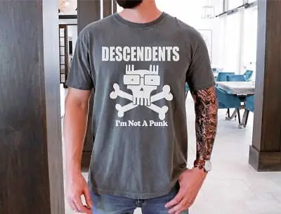 Buy Descendents Im Not A Punk T-Shirdt On Vintage Black Comfort Colors • 18.52£