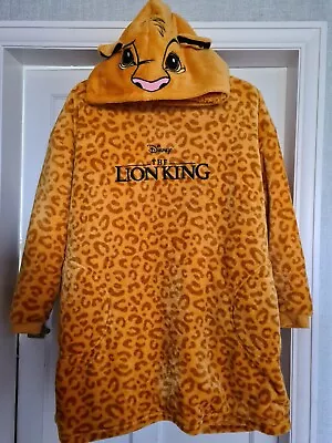 Buy DISNEY LION KING Snuddie Hooded Oversize Fleece Blanket Oodie Snoodie Hoodi XS-S • 35£