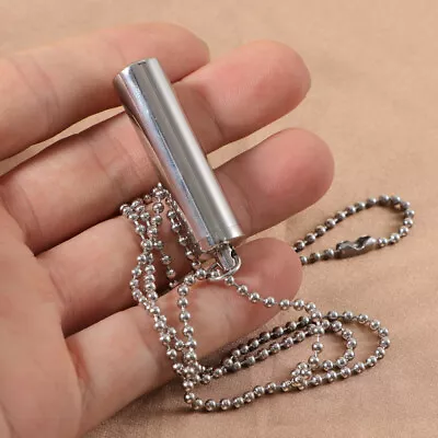 Buy  Man Cylinder Cremation Jewelry Urn Pendant Necklace Choker For Men • 8.18£