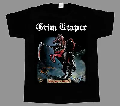 Buy Grim Reaper See You In Hell Audioslave New Black Short/long Sleeve T-shirt 3-4xl • 18.59£