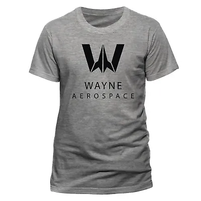 Buy  Batman T Shirt Official Wayne Aerospace Justice League Gotham Dark Knight DC • 2.49£