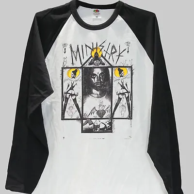 Buy Ministry Industrial Rock Metal Long Sleeve Baseball T-shirt Unisex S-3XL • 18.99£