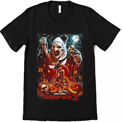 Buy Terrifier 2 T-shirt Horror Movie Unisex Mens Womens Cotton Tee Top S-2XL AV17 • 13.49£