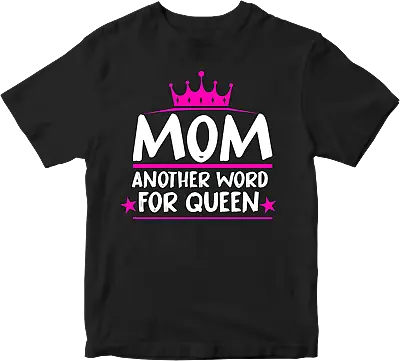 Buy Mom Queen Happy Mother Day T-shirt Mummy Love Child Gift Son Daughter Blessed • 7.99£
