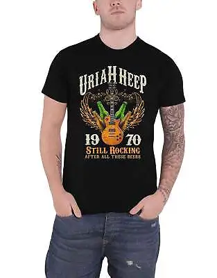 Buy Uriah Heep T Shirt Still Rocking Band Logo New Official Mens Black • 17.95£