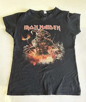 Buy Iron Maiden Legacy Of The Beast World Tour 2018-19 T-Shirt Black Woman Size G • 24.98£
